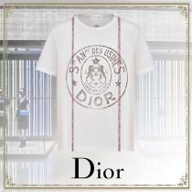 ★オシャレ★ディオール コットンジャージー & リネン Tシャツ コピー 243T09A4426X0200