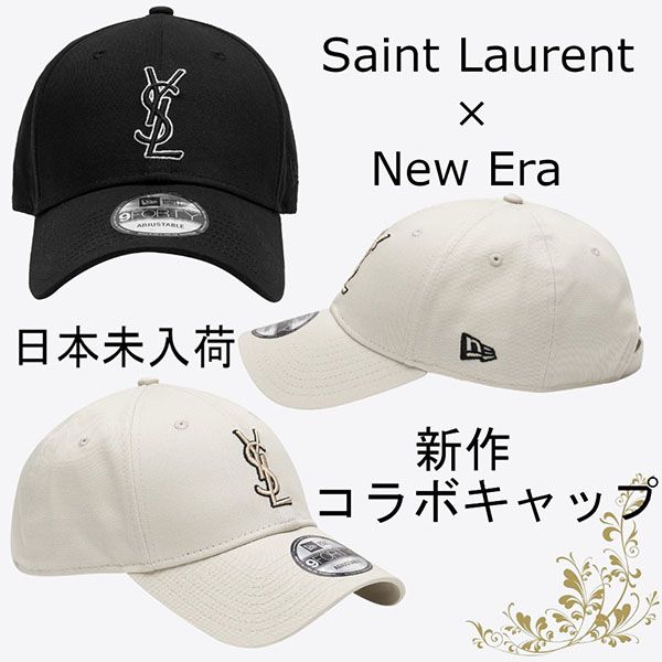 サンローラン×ニューエラ 偽物★YSLキャップ 687687YCL361000