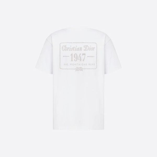 ディオール CD 1947 リラックス フィット コットン Tシャツ コピー 243J634A0677_C081