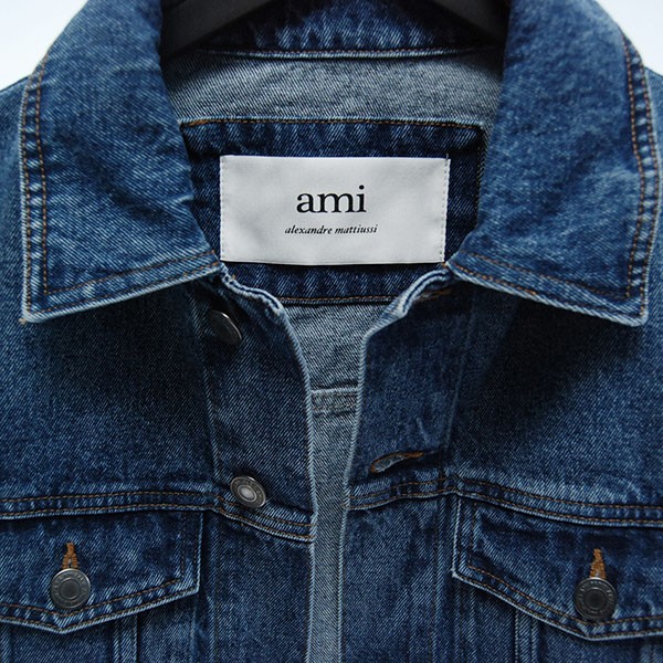 AMI PARIS 偽物 ボクシーフィット デニムジャケット