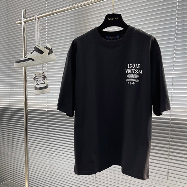 ルイヴィトン クロムハーツ コラボ Tシャツ 偽物