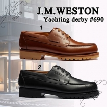 完売前に!J.M. WESTON 偽物 Derby bateau★ダービーシューズ 2色 114...