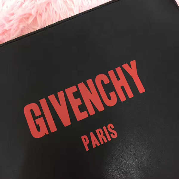 ジバンシィスーパーコピー GIVENCHY クラッチバッグ RED LOGO SMALL CLUTCH