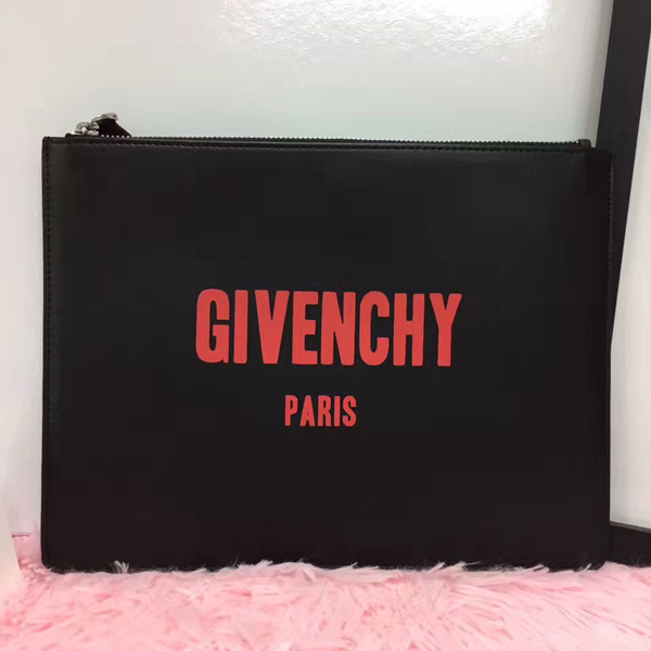 ジバンシィスーパーコピー GIVENCHY クラッチバッグ RED LOGO SMALL CLUTCH