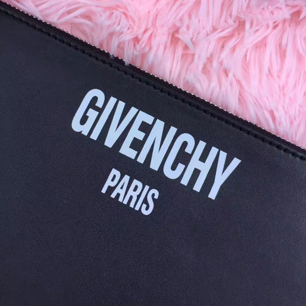 ジバンシィスーパーコピー GIVENCHY クラッチバッグ BLACK LOGO SMALL CLUTCH