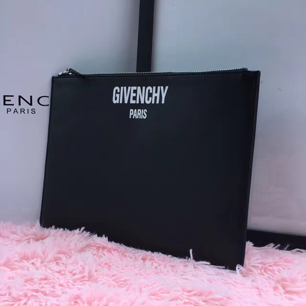 ジバンシィスーパーコピー GIVENCHY クラッチバッグ BLACK LOGO SMALL CLUTCH