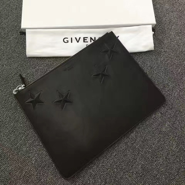 ジバンシィスーパーコピー GIVENCHY クラッチバッグ 2018SS STARS CLUTCH BLACK