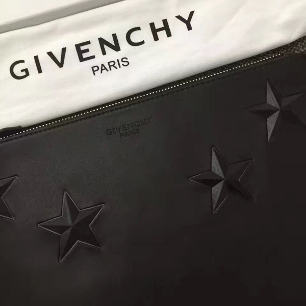 ジバンシィスーパーコピー GIVENCHY クラッチバッグ 2018SS STARS CLUTCH BLACK