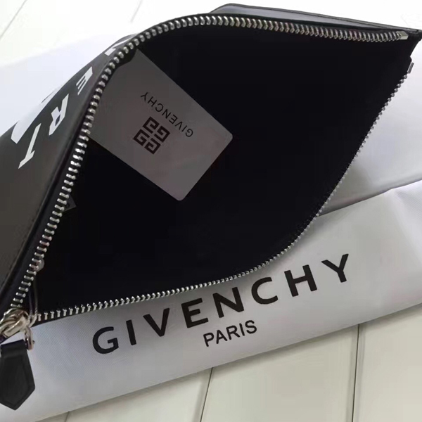 ジバンシィスーパーコピー GIVENCHY クラッチバッグ BK06072273003 PERVERT スターパッチ レザーポーチ 