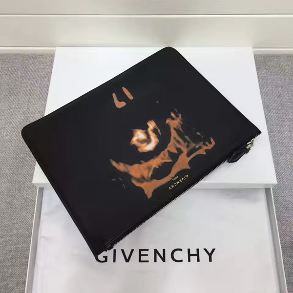 ジバンシィスーパーコピー GIVENCHY クラッチバッグ Jesus Christ レザーパイピング