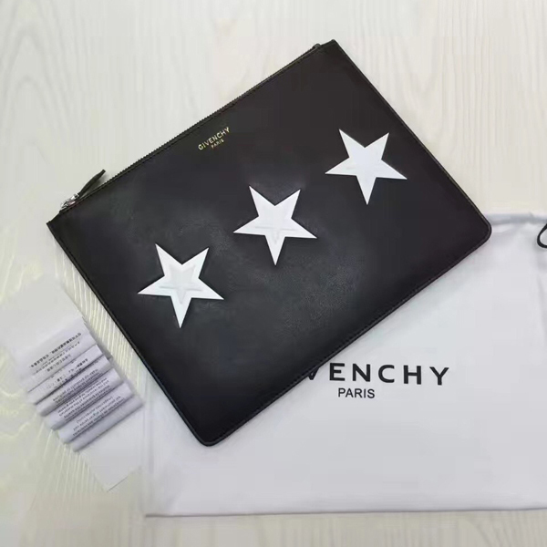 ジバンシィスーパーコピー GIVENCHY クラッチバッグ スタープリントレザークラッチバッグ