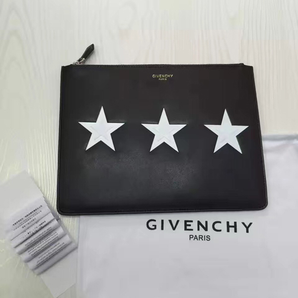 ジバンシィスーパーコピー GIVENCHY クラッチバッグ スタープリントレザークラッチバッグ