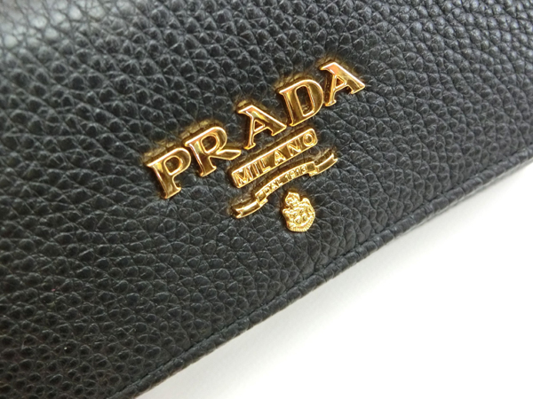 PRADA プラダキーケース コピー サフィアーノ 6連 キーケース 1PG222 ブラック