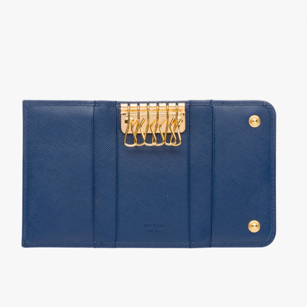 PRADA プラダキーケース コピー SAFFIANO サフィアーノ キーケース 1PG222 BLUE 6連キーケース