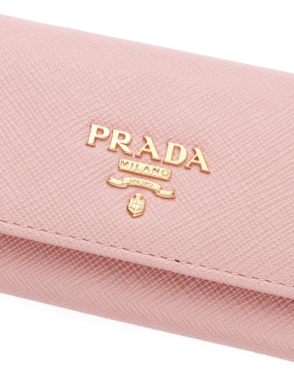 PRADA プラダキーケース コピー サフィアーノ 6連 キーケース 1PG222 ピンク