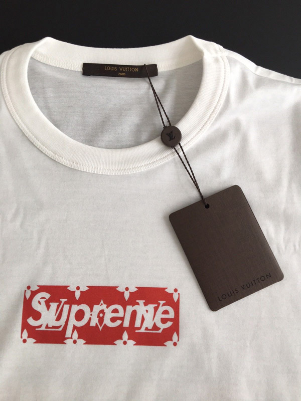 半袖Tシャツ シュプリーム シュプリーム 1A3FC6 ルイ ヴィトン トップス コピー Box Logo Tee ボックスロゴTシャツ