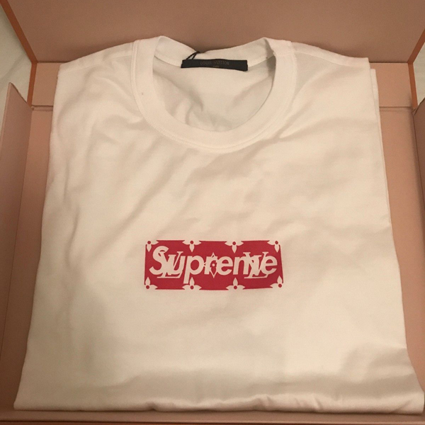 半袖Tシャツ シュプリーム シュプリーム 1A3FC6 ルイ ヴィトン トップス コピー Box Logo Tee ボックスロゴTシャツ