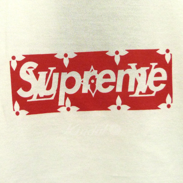 半袖Tシャツ シュプリーム シュプリーム 1A3FC6 ルイ ヴィトン トップス コピー Box Logo Tee ボックスロゴTシャツ