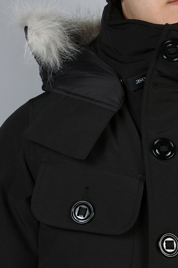 カナダグース コピー CANADA GOOSE メンズ RUSSELL PARKA ラッセル BLACK 722040112 