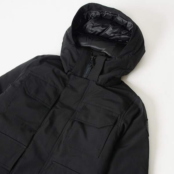 2018秋冬新作 カナダグース コピー CANADA GOOSE メンズ MAITLAND PARKA BLACK DISK メイトランドパーカー フードダウンジャケット ブラックディスク ブラックラベル・M4550MB