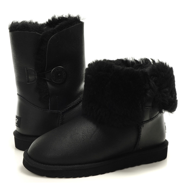 UGG コピー ブーツ ウィメンズ Bailey Button  UGG コピー 5803 2013 メタリック Black/ブラック