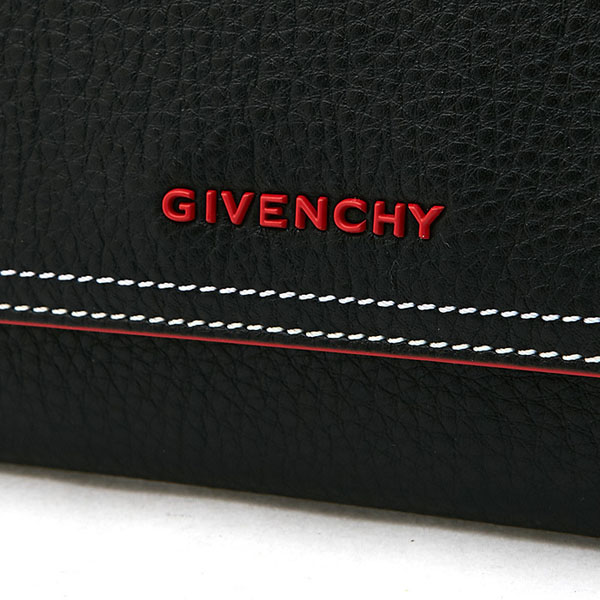 ジバンシー 財布コピー GIVENCHY 2018 Pandoraパンドラ(パンドラ) ステッチポイント 二つ折り長財布_BLACK