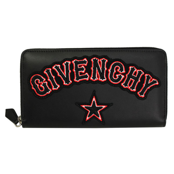 ジバンシー 財布コピーGIVENCHY 長財布 エンブリッシュド レザー ウォレット BC06340544