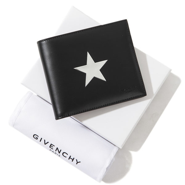 2018秋冬ジバンシー 財布コピーGIVENCHY レザー財布 スターモチーフ ロングウォレット