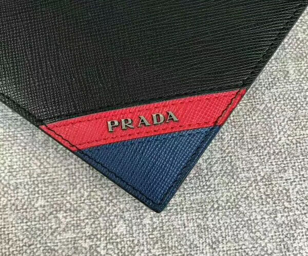 プラダ 財布コピーPRADA SAFFIANO 折りたたみ財布 2M0513 2EG0 F0VE2 NAVY サフィアーノカーフ