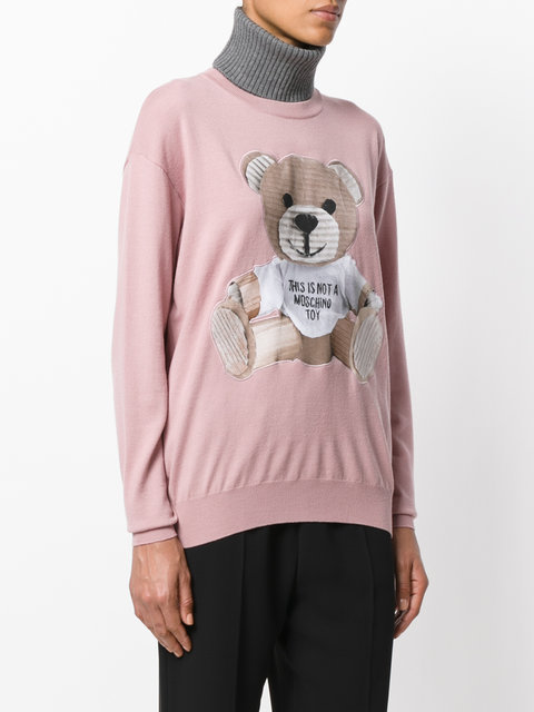 モスキーノ コピーMOSCHINO 2018  toy bear sweatsh スウェット パーカー