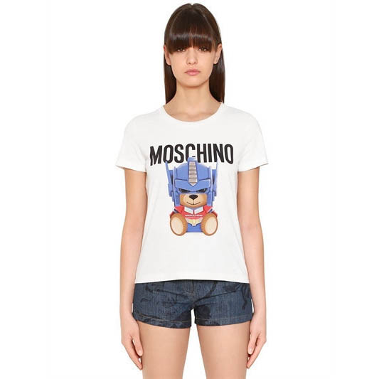 モスキーノ コピーMOSCHINO 2018  トランスフォーマー Fit-Tシャツ