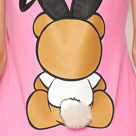 モスキーノ コピーMOSCHINO 2018 Teddy Bear PLAYBOY リアル シッポ付 Moschino Tシャツ・カットソー