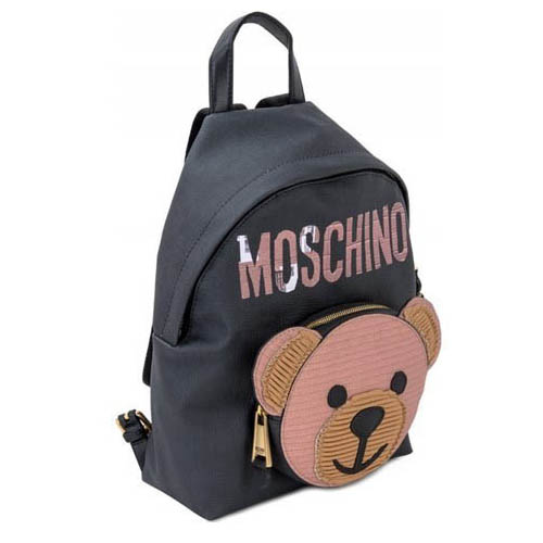 Moschino モスキーノ リュック コピー ブラック テディベアバックパック 2018 秋冬