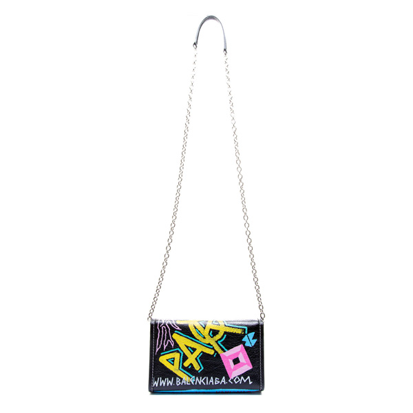 バレンシアガ ショルダーバッグ ポシェット 497938 0FE0N 1060 Graffiti Bazar clutch バレンシアガスーパーコピー