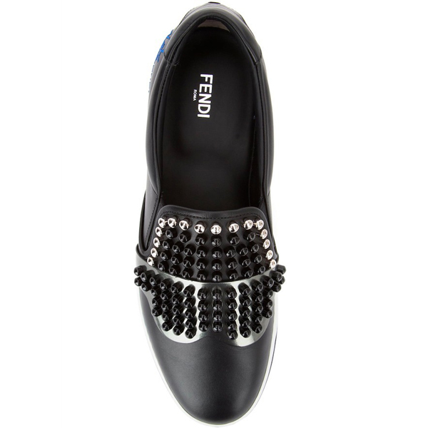 フェンディ スニーカー FE1072 KARLITO STUDDED SLIP-ON SNEAKERS フェンディ スニーカー コピー