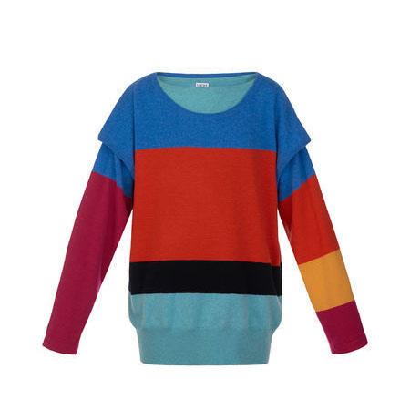 ロエベ Double Layer Sweater Rainbow セーター ロエベ服コピー