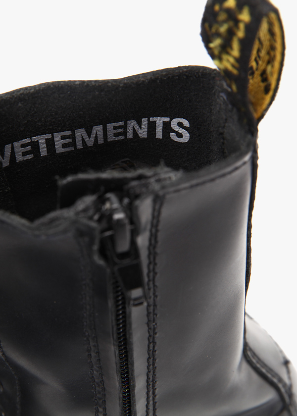 VETEMENTS x Dr.Martens ヴェトモン ブーツ コピー コラボ サイドジッパーBoots ブーツ