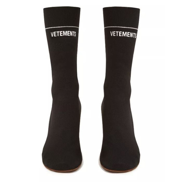 ヴェトモン アンクル ブーツ コピー VETEMENTS ミドルブーツ ライター ヒール ソックス アンクル ブーツ