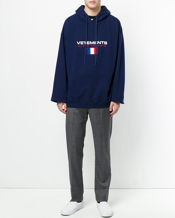 ヴェトモン パーカー コピー VETEMENTS ヴェトモン ストーナーパーカ ネイビー