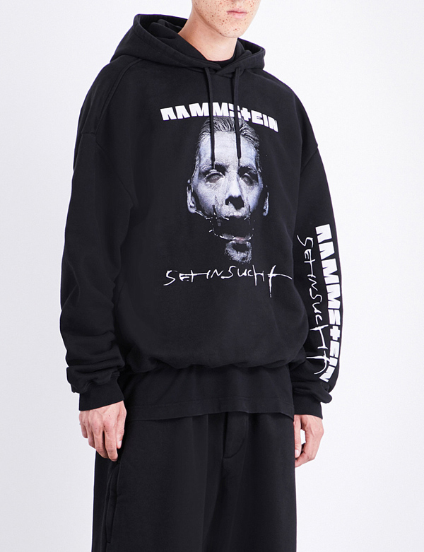 ヴェトモン パーカー コピー VETEMENTS Rammstein オーバーサイズ パーカー ラムシュタイン フーディ