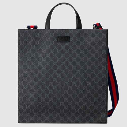 グッチ バッグ トート コピー グッチ 18SS ソフト GGスプリーム トートバッグ ブラック