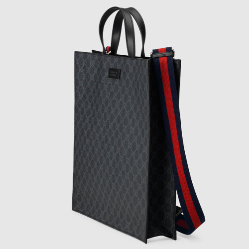 グッチ バッグ トート コピー グッチ 18SS ソフト GGスプリーム トートバッグ ブラック
