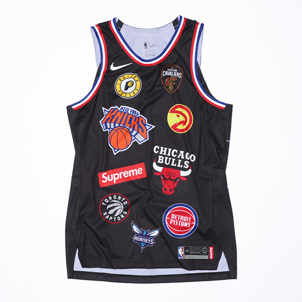 18SS スーパーコピー シュプリーム ナイキ NBA Authentic Jersey Black スポーツ