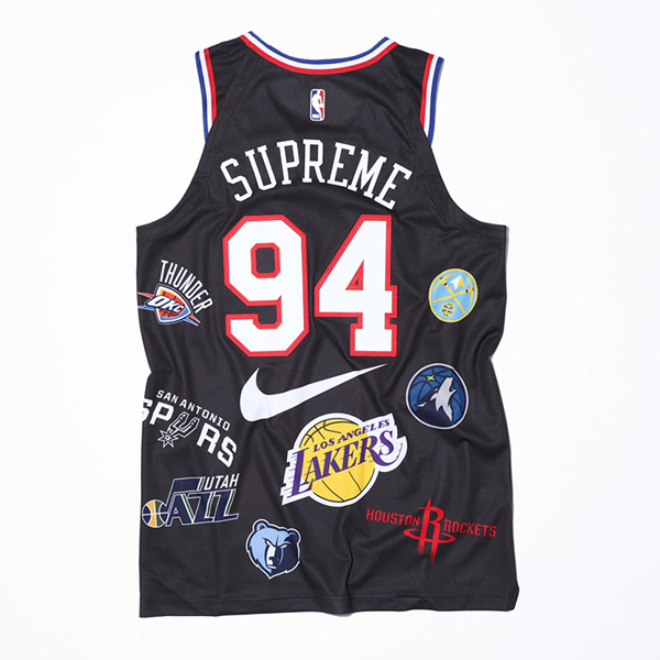 18SS スーパーコピー シュプリーム ナイキ NBA Authentic Jersey Black スポーツ