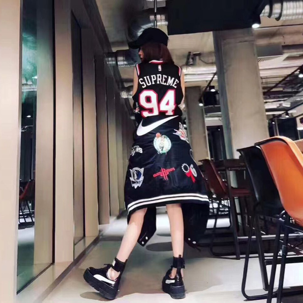 18SS スーパーコピー シュプリーム ナイキ NBA Authentic Jersey Black スポーツ