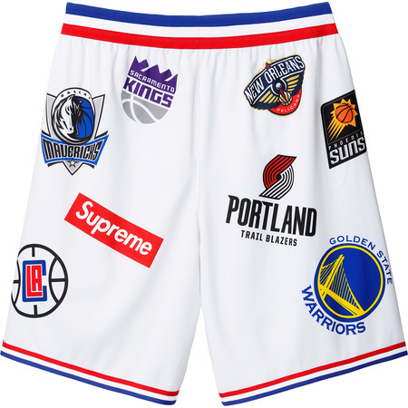 スーパーコピー シュプリーム ナイキ NBA Teams Authentic Short White Medium ボトムス