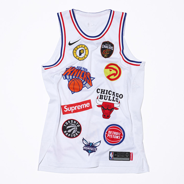 WEEK3 SS18 スーパーコピー シュプリーム NBA teamsAuthentic Jersey-White Tシャツ・カットソー