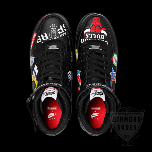 スーパーコピー Supreme×NBA×NIKEの3 スニーカー コラボ エア フォース 1 ブラック