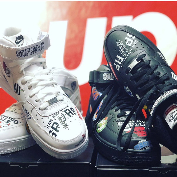 スーパーコピー Supreme×NBA×NIKEの3 スニーカー コラボ エア フォース 1 ブラック