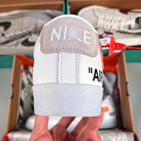 オフホワイト コピー OFF-WHITE OFF-White x ナイキ AIR FORCE 1 Blazer Low 443903-111 スニーカー